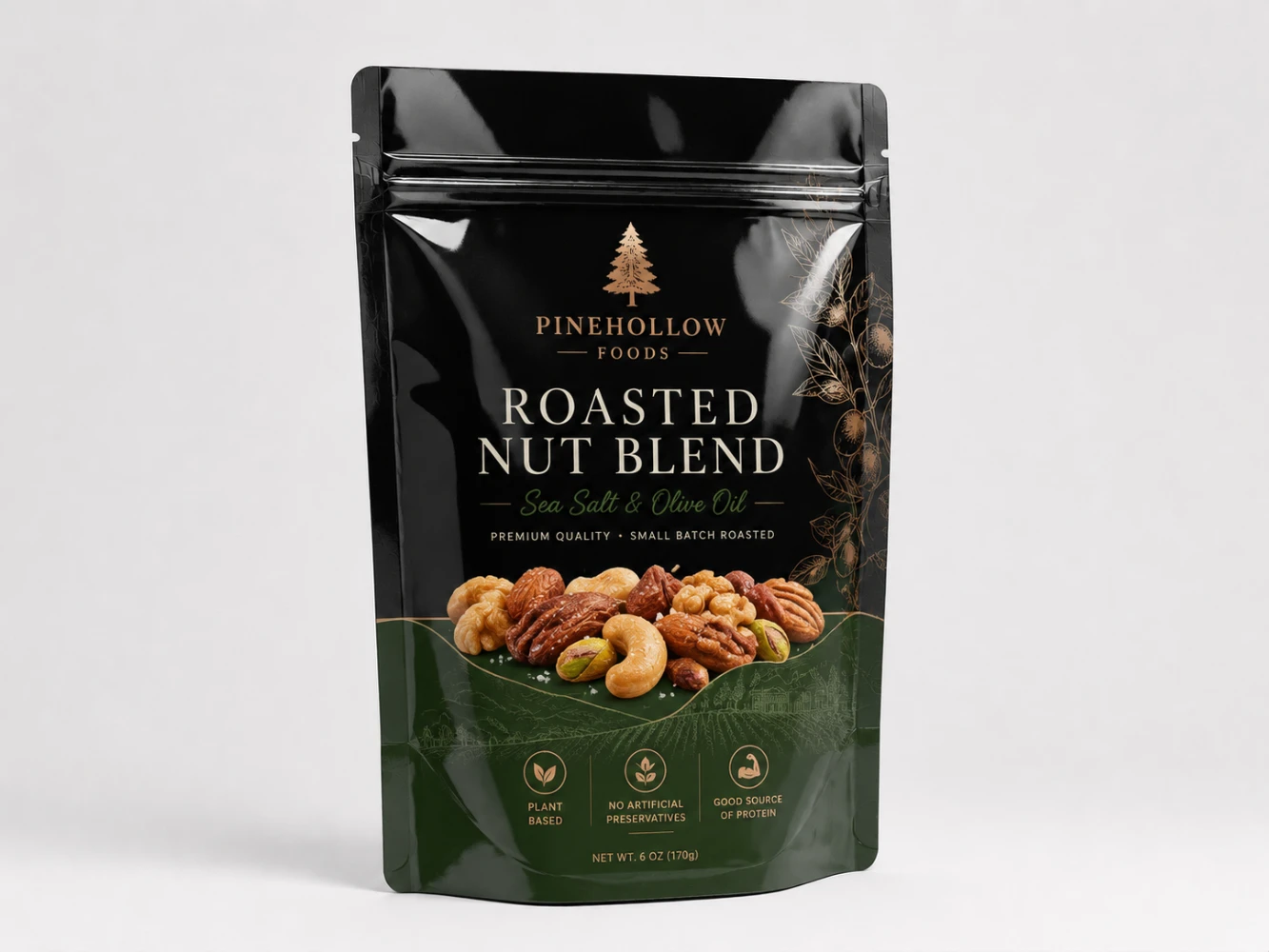 Gloss lamination finish on flexible packaging — high shine surface for vibrant color printing