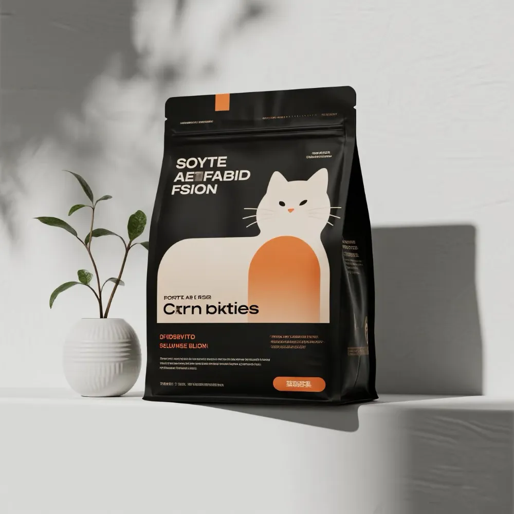 Standing food packaging bags