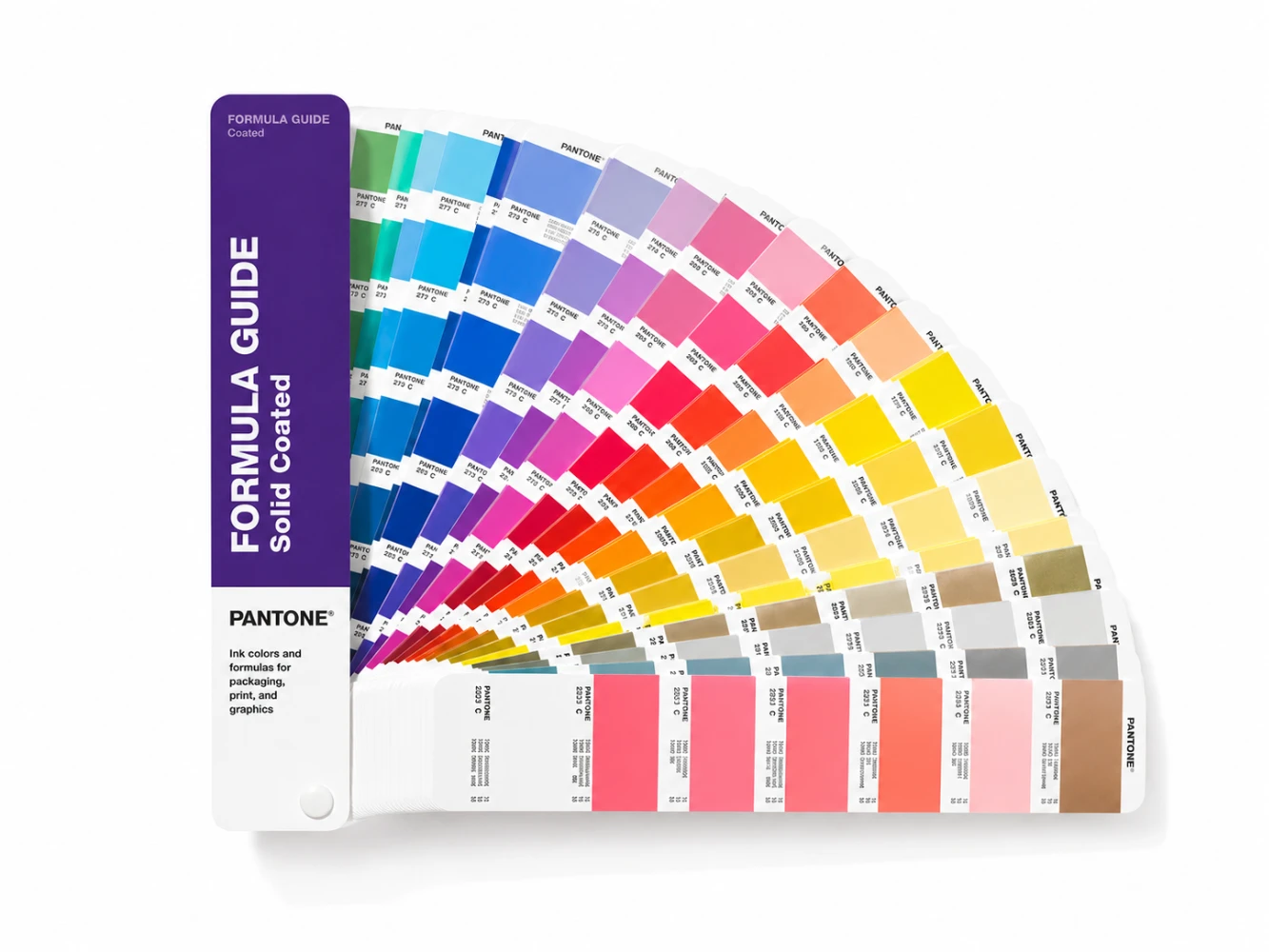 Pantone ink — consistent and precise color matching across production runs