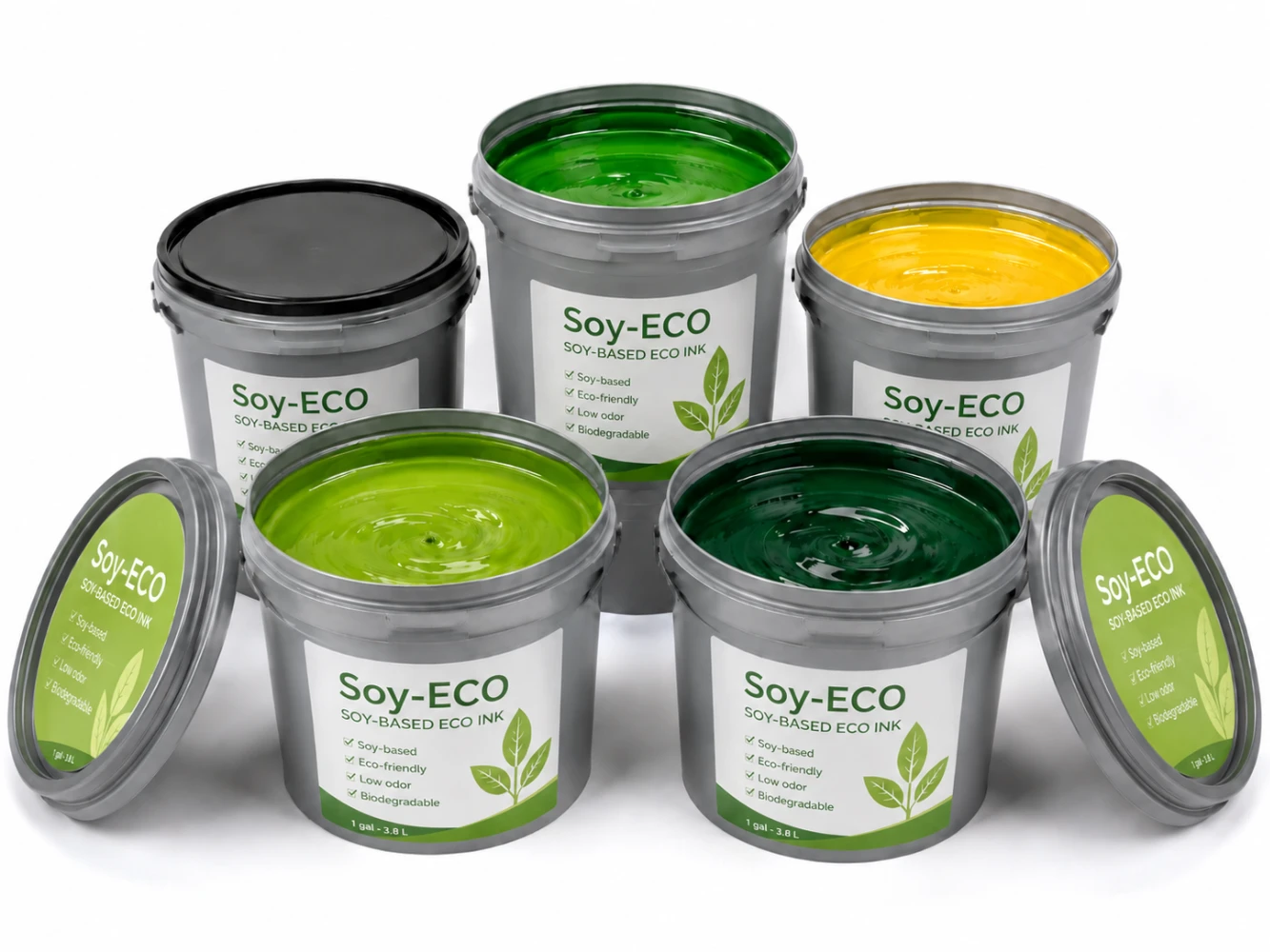 Soy-based eco-friendly printing ink — high-quality color output suitable for food packaging