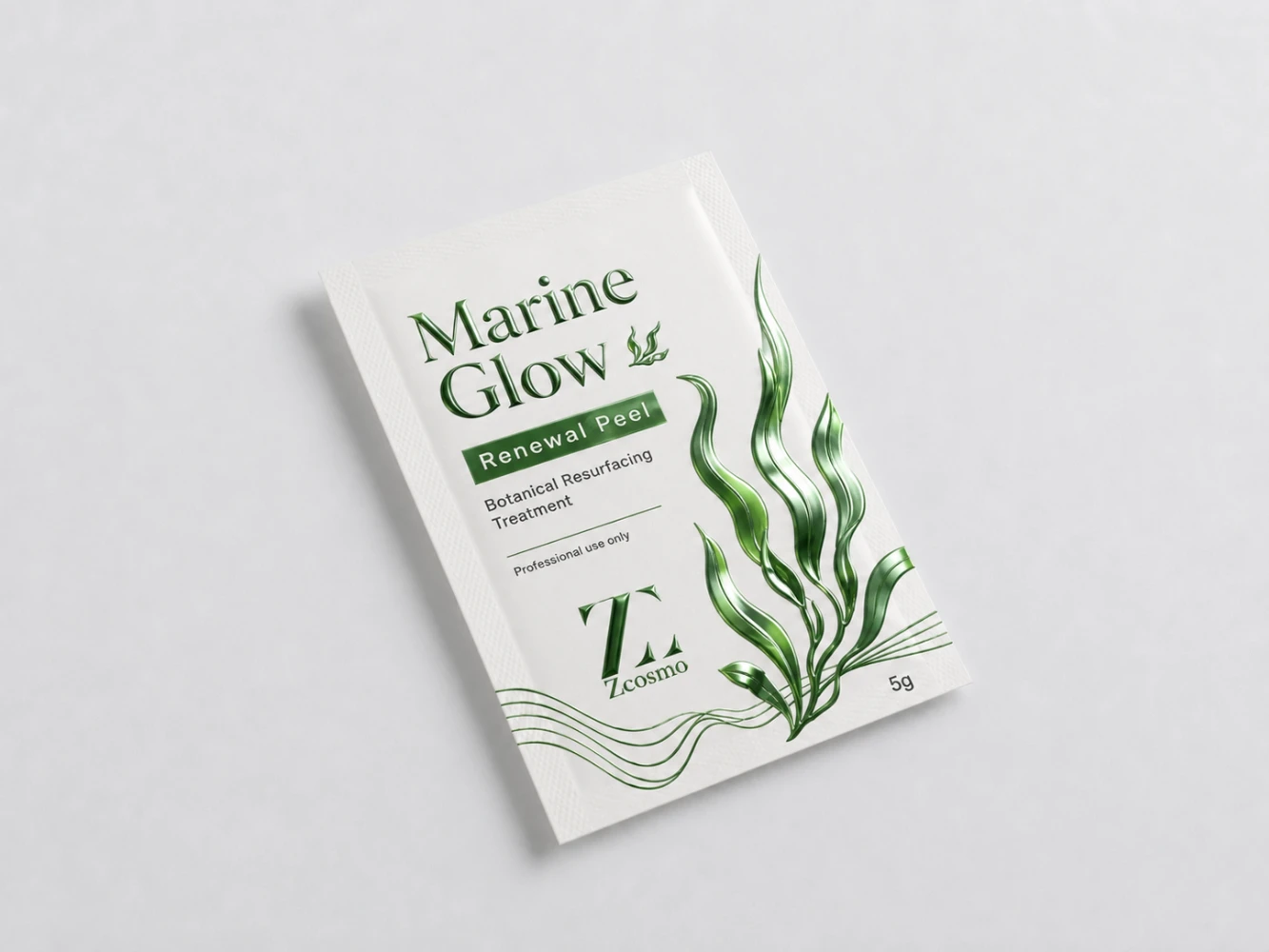 UV print finish on flat pouch — fast-curing ink for high-gloss sharp print results