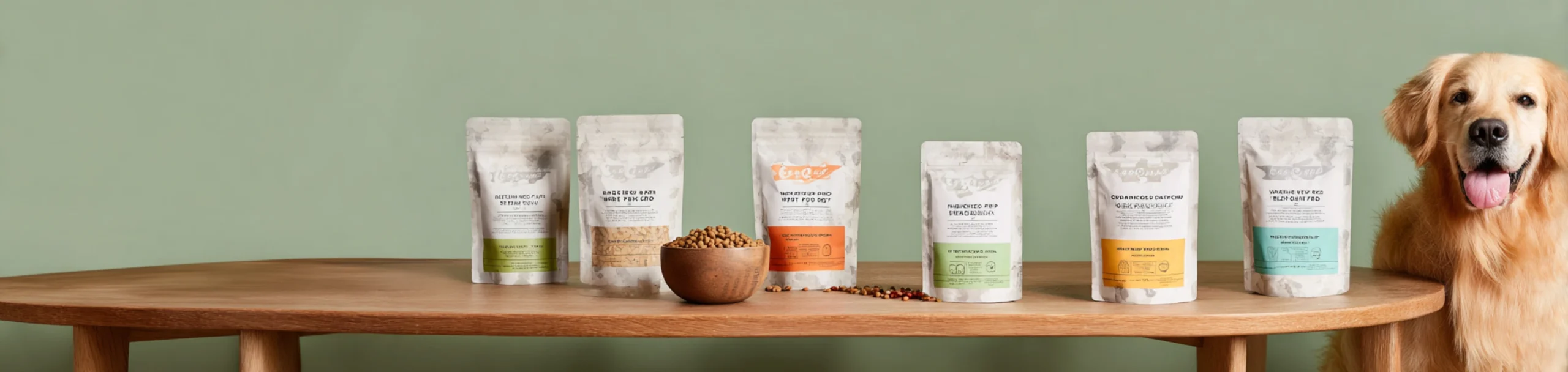 Pet food packaging