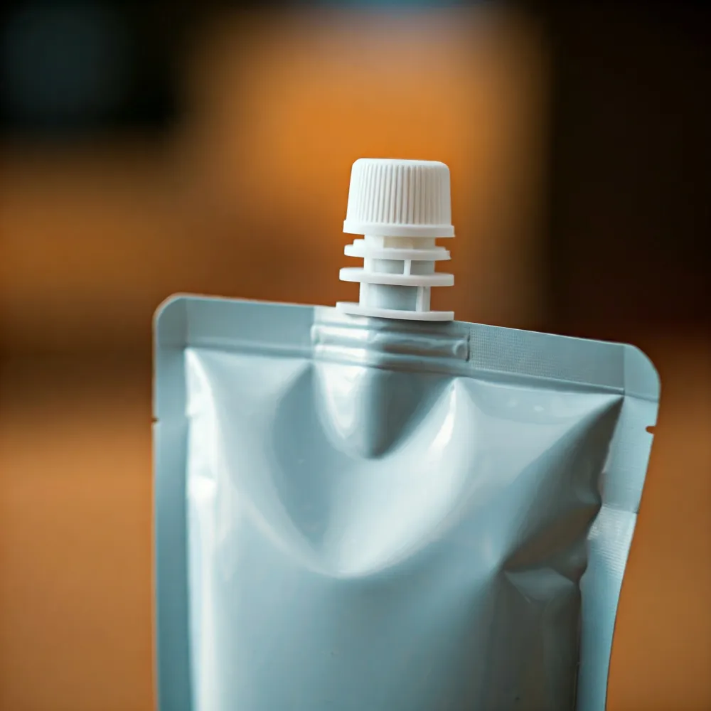 Spout pouches for concentrated beverages