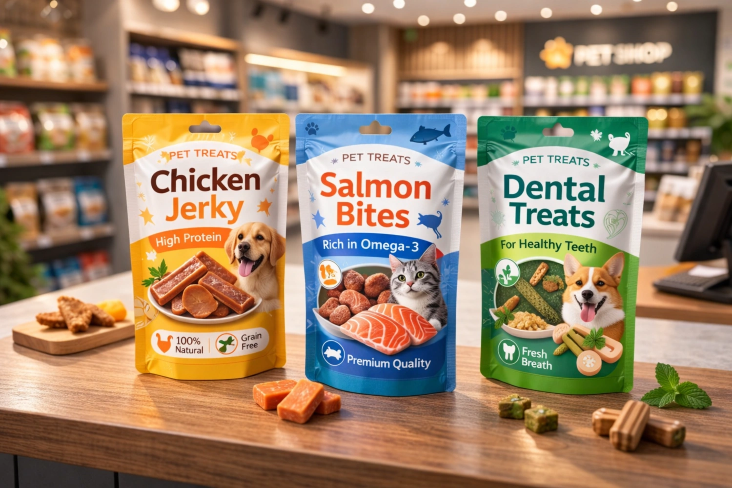 pet food stand up pouches 1