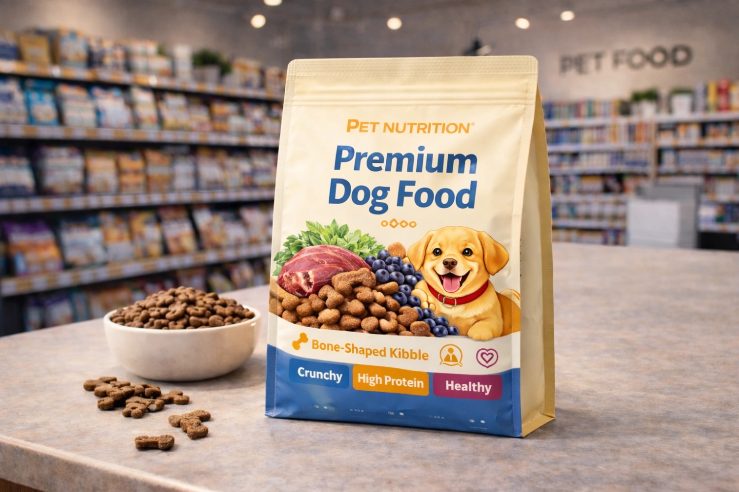 puncture resistant reinforced bags for pet food