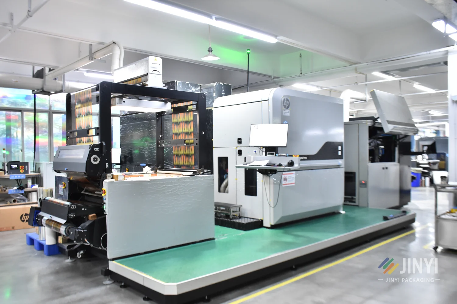 JINYI flexible packaging HP digital printing press for custom pouch production