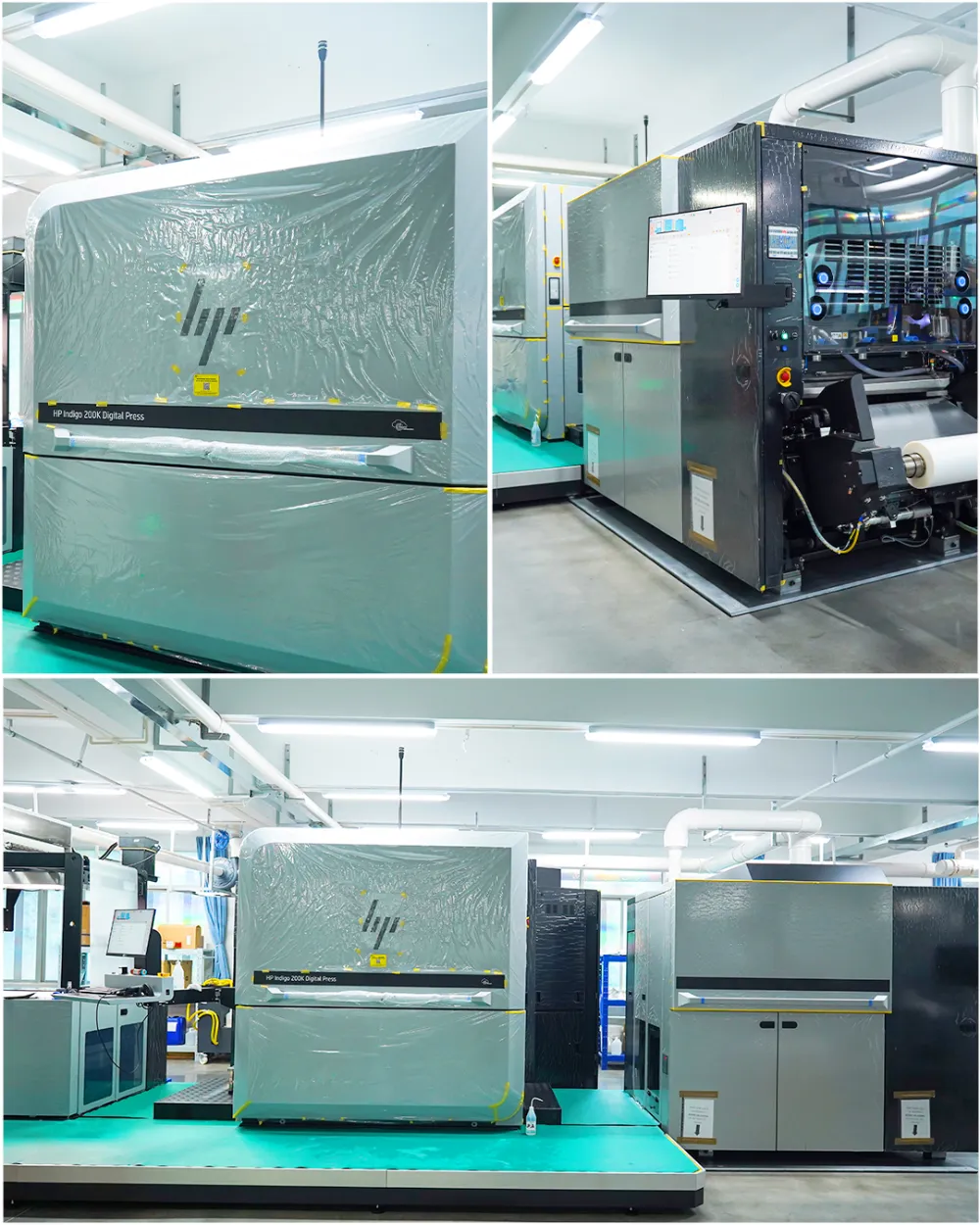 JINYI factory HP Indigo digital printing press for short-run custom flexible packaging production