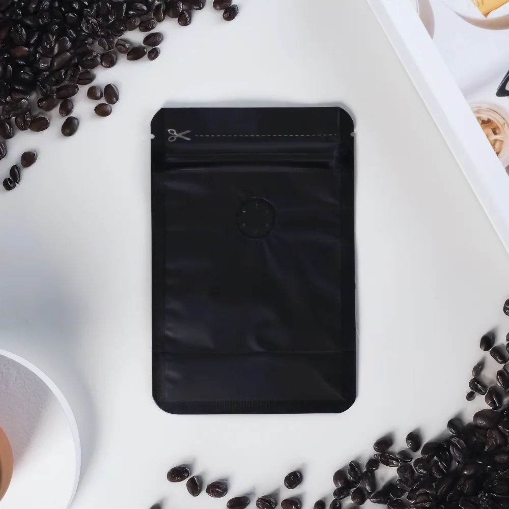 stand up pouch coffee valve