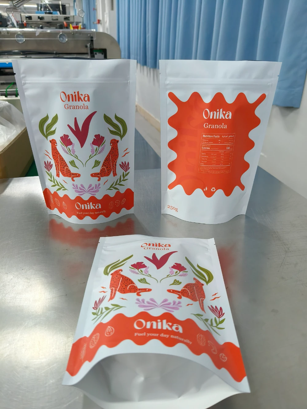onika granola custom stand up pouch jinyi factory